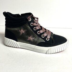 Blowfish Malibu Kids' Wanderland Black High Top Sneaker, Girls' Size 3M